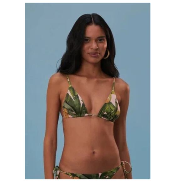 FARM Rio Banana Leaves Bikini Top Size XS - Picture 8 of 9